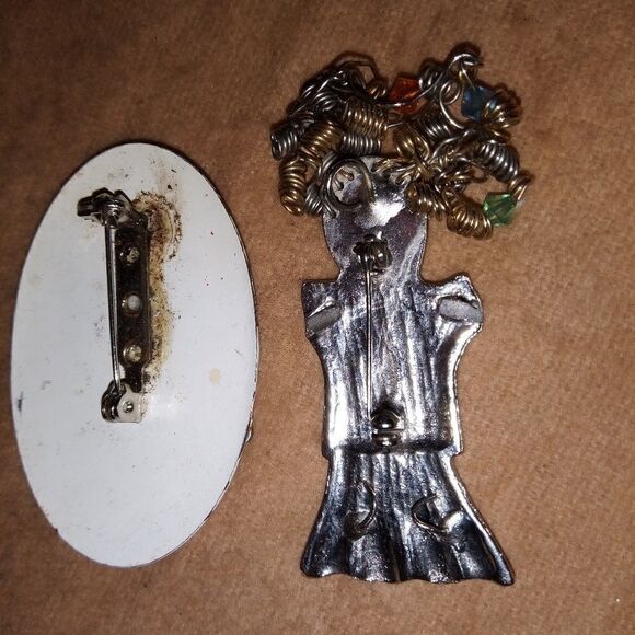 Two very unique vintage Brooches - Picture 2 of 8